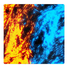 Магнитный плакат 3Х3 с принтом БИТВА ОГНЕЙ , Полимерный материал с магнитным слоем | 9 деталей размером 9*9 см | battle | battle fire | bright | fire | heat | light | wildfire | битва | битва огней | искры | огненный | огонь | пламя | пожар