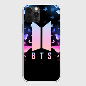 Чехол для iPhone 12 Pro Max с принтом BTS BUTTERFLIES , Силикон |  | bangtan boys | bt21 | bts | bts army | bts stickers | butterflies | j hope | jimin | jin | jungkook | k pop | rap monster | rapmon | suga | v | бабочки | бтс | корея | стикеры bts