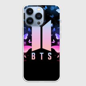 Чехол для iPhone 13 Pro с принтом BTS BUTTERFLIES ,  |  | bangtan boys | bt21 | bts | bts army | bts stickers | butterflies | j hope | jimin | jin | jungkook | k pop | rap monster | rapmon | suga | v | бабочки | бтс | корея | стикеры bts