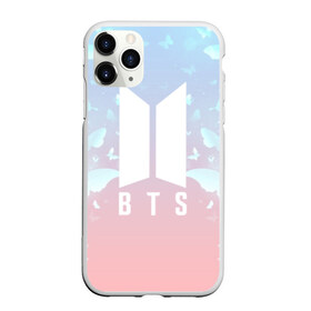 Чехол для iPhone 11 Pro матовый с принтом BTS BUTTERFLIES , Силикон |  | bangtan boys | bt21 | bts | bts army | bts stickers | butterflies | j hope | jimin | jin | jungkook | k pop | rap monster | rapmon | suga | v | бабочки | бтс | корея | стикеры bts