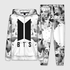 Женский костюм 3D с принтом BTS BUTTERFLIES ,  |  | bangtan boys | bt21 | bts | bts army | bts stickers | butterflies | j hope | jimin | jin | jungkook | k pop | rap monster | rapmon | suga | v | бабочки | бтс | корея | стикеры bts