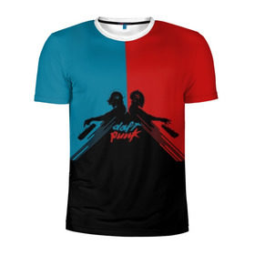 Мужская футболка 3D спортивная с принтом Daft Punk , 100% полиэстер с улучшенными характеристиками | приталенный силуэт, круглая горловина, широкие плечи, сужается к линии бедра | blue | club | daft punk | music | red | style | trans | бас | басс | дафт панк | клуб | клубная | красный | мода | молодость | музыка | надпись | рейв | стиль | транс | электромузыка