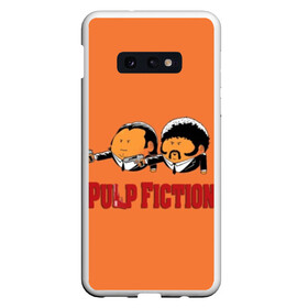 Чехол для Samsung S10E с принтом Pulp Fiction - Art 2 , Силикон | Область печати: задняя сторона чехла, без боковых панелей | art | film | movie | pulp fiction | tarantino | кино | криминальное чтиво | приколы | тарантино | фильмы