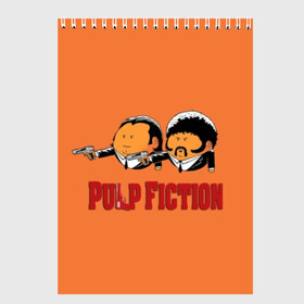 Скетчбук с принтом Pulp Fiction - Art 2 , 100% бумага
 | 48 листов, плотность листов — 100 г/м2, плотность картонной обложки — 250 г/м2. Листы скреплены сверху удобной пружинной спиралью | art | film | movie | pulp fiction | tarantino | кино | криминальное чтиво | приколы | тарантино | фильмы