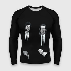 Мужской рашгард 3D с принтом Pulp Fiction   Art 3 ,  |  | art | film | movie | pulp fiction | tarantino | кино | криминальное чтиво | приколы | тарантино | фильмы