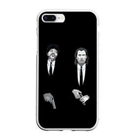 Чехол для iPhone 7Plus/8 Plus матовый с принтом Pulp Fiction - Art 3 , Силикон | Область печати: задняя сторона чехла, без боковых панелей | art | film | movie | pulp fiction | tarantino | кино | криминальное чтиво | приколы | тарантино | фильмы