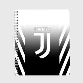 Тетрадь с принтом JUVENTUS , 100% бумага | 48 листов, плотность листов — 60 г/м2, плотность картонной обложки — 250 г/м2. Листы скреплены сбоку удобной пружинной спиралью. Уголки страниц и обложки скругленные. Цвет линий — светло-серый
 | cr7 | fc | football | football club | juve | juventus | ronaldo | sport | роналдо | спорт | спортивные | униформа | фирменные цвета | фк | футбол | футбольный клуб | ювентус