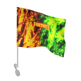 Флаг для автомобиля с принтом FORTNITE TOXIC FLAME , 100% полиэстер | Размер: 30*21 см | 2019 | cybersport | esport | fire | flame | fortnite | game | logo | toxic flame | броня | игра | киберспорт | огонь | фиолетовый | фирменные цвета | фортнайт