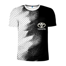 Мужская футболка 3D спортивная с принтом Toyota , 100% полиэстер с улучшенными характеристиками | приталенный силуэт, круглая горловина, широкие плечи, сужается к линии бедра | toyota | абстракция | авто | автомобиль | лого | логотип | машина | таета | тоета | тойота