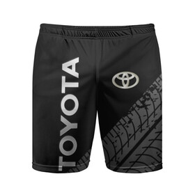 Мужские шорты 3D спортивные с принтом Toyota ,  |  | toyota | абстракция | авто | автомобиль | лого | логотип | машина | таета | тоета | тойота