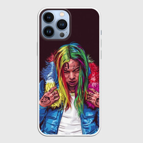 Чехол для iPhone 13 Pro Max с принтом Color ,  |  | 6ix9ine | bebe | daniel hernandez | rap | stoopid | tekashi | рэп | сикснайн | текаши