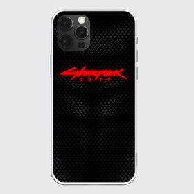 Чехол для iPhone 12 Pro с принтом КОСТЮМ CYBERPUNK 2077 | КИБЕРПАНК 2077 , силикон | область печати: задняя сторона чехла, без боковых панелей | abstraction | cyber | cyberpunk | cyberpunk 2077 | future | geometry | hack | hexagon | neon | night city | samurai | sci | techno | texture | абстракция | андроиды | безумие | броня | будущее | геометрия | кибер | краски | логотип | неон | неоновый | роб