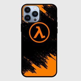 Чехол для iPhone 13 Pro Max с принтом HALF LIFE ,  |  | Тематика изображения на принте: aperture laboratorie | black mesa | gordon freeman | half life | half life 3 | logo | valve | блэк меса | вэлв | гордон фриман | игра | лого | монтировка | фантастика | халф лайф