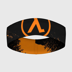 Повязка на голову 3D с принтом HALF LIFE ,  |  | aperture laboratorie | black mesa | gordon freeman | half life | half life 3 | logo | valve | блэк меса | вэлв | гордон фриман | игра | лого | монтировка | фантастика | халф лайф