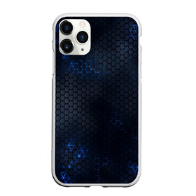 Чехол для iPhone 11 Pro матовый с принтом СТАЛЬНАЯ БРОНЯ , Силикон |  | abstraction | cyber | cyberpunk | future | geometry | hexagon | neon | techno | texture | абстракция | броня | геометрия | кибер | краски | неон | неоновый | сетка | соты | стальная броня | текстура | шестигранники