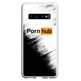 Чехол для Samsung Galaxy S10 с принтом Pornhub , Силикон | Область печати: задняя сторона чехла, без боковых панелей | brazzers | браззерс