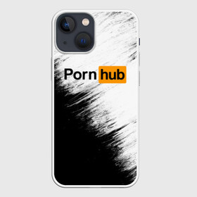 Чехол для iPhone 13 mini с принтом Pornhub ,  |  | brazzers | браззерс