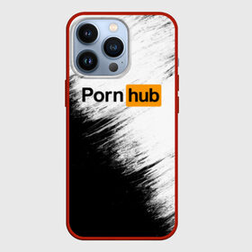 Чехол для iPhone 13 Pro с принтом Pornhub ,  |  | Тематика изображения на принте: brazzers | браззерс