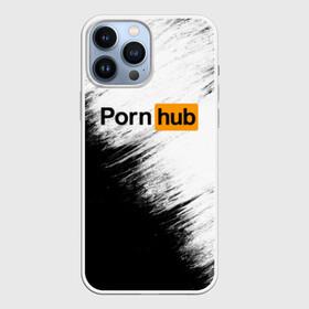 Чехол для iPhone 13 Pro Max с принтом Pornhub ,  |  | Тематика изображения на принте: brazzers | браззерс