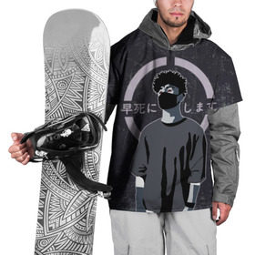 Накидка на куртку 3D с принтом Scarlxrd , 100% полиэстер |  | Тематика изображения на принте: 