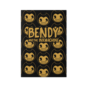 Обложка для паспорта матовая кожа с принтом Bendy And The Ink Machine (35) , натуральная матовая кожа | размер 19,3 х 13,7 см; прозрачные пластиковые крепления | bendy | bendy and the ink machine | devil | game | horror | ink | mask | бенди | бенди и чернильная машина | краска | чернила