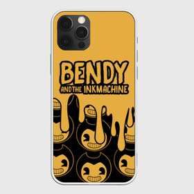 Чехол для iPhone 12 Pro Max с принтом Bendy And The Ink Machine (36) , Силикон |  | bendy | bendy and the ink machine | devil | game | horror | ink | mask | бенди | бенди и чернильная машина | краска | чернила