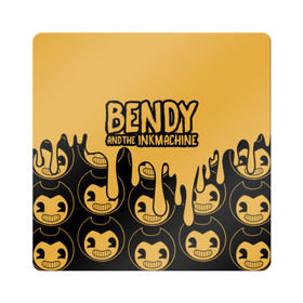 Магнит виниловый Квадрат с принтом Bendy And The Ink Machine (36) , полимерный материал с магнитным слоем | размер 9*9 см, закругленные углы | bendy | bendy and the ink machine | devil | game | horror | ink | mask | бенди | бенди и чернильная машина | краска | чернила