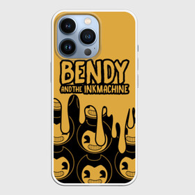 Чехол для iPhone 13 Pro с принтом Bendy And The Ink Machine (36) ,  |  | bendy | bendy and the ink machine | devil | game | horror | ink | mask | бенди | бенди и чернильная машина | краска | чернила