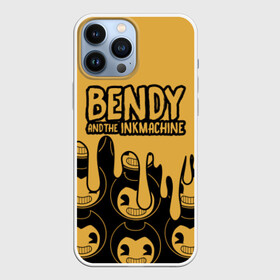 Чехол для iPhone 13 Pro Max с принтом Bendy And The Ink Machine (36) ,  |  | bendy | bendy and the ink machine | devil | game | horror | ink | mask | бенди | бенди и чернильная машина | краска | чернила