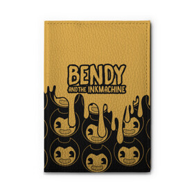 Обложка для автодокументов с принтом Bendy And The Ink Machine (36) , натуральная кожа |  размер 19,9*13 см; внутри 4 больших “конверта” для документов и один маленький отдел — туда идеально встанут права | bendy | bendy and the ink machine | devil | game | horror | ink | mask | бенди | бенди и чернильная машина | краска | чернила