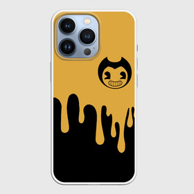 Чехол для iPhone 13 Pro с принтом Bendy And The Ink Machine (37) ,  |  | Тематика изображения на принте: bendy | bendy and the ink machine | devil | game | horror | ink | mask | бенди | бенди и чернильная машина | краска | чернила