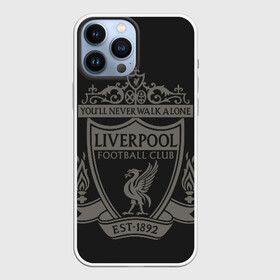 Чехол для iPhone 13 Pro Max с принтом Liverpool   Classic EST.1892 ,  |  | Тематика изображения на принте: 0x000000123 | liverpool | ливерпуль