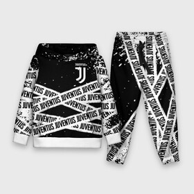 Детский костюм 3D (с толстовкой) с принтом JUVENTUS SPORT ,  |  | cr7 | fc | football | football club | juve | juventus | ronaldo | sport | роналдо | спорт | спортивные | униформа | фирменные цвета | фк | футбол | футбольный клуб | ювентус