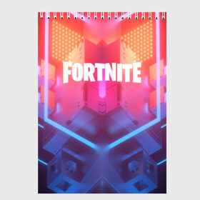 Скетчбук с принтом FORTNITE SEASON 9 , 100% бумага
 | 48 листов, плотность листов — 100 г/м2, плотность картонной обложки — 250 г/м2. Листы скреплены сверху удобной пружинной спиралью | 2019 | armor | armour | cybersport | esport | fortnite | game | logo | season 9 | броня | игра | киберспорт | сезон 9 | фиолетовый | фортнайт