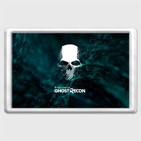 Магнит 45*70 с принтом GHOST RECON , Пластик | Размер: 78*52 мм; Размер печати: 70*45 | Тематика изображения на принте: bones | breakpoint | ghost | ghost recon | ghost recon breakpoint | logo | mask | skell technology | skull | tom clancys | tom clancys ghost recon breakpoint | wildlands | лого | маска | призрак | череп