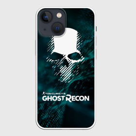 Чехол для iPhone 13 mini с принтом GHOST RECON ,  |  | bones | breakpoint | ghost | ghost recon | ghost recon breakpoint | logo | mask | skell technology | skull | tom clancys | tom clancys ghost recon breakpoint | wildlands | лого | маска | призрак | череп