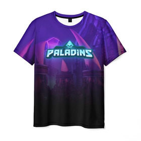 Мужская футболка 3D с принтом PALADINS , 100% полиэфир | прямой крой, круглый вырез горловины, длина до линии бедер | paladins androxus | paladins barik | paladins game | paladins torvald | паладин. | паладинс