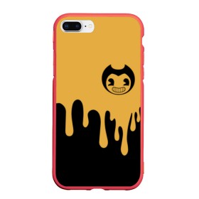 Чехол для iPhone 7Plus/8 Plus матовый с принтом Bendy And The Ink Machine (37) , Силикон | Область печати: задняя сторона чехла, без боковых панелей | 