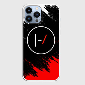 Чехол для iPhone 13 Pro Max с принтом TWENTY ONE PILOTS ,  |  | Тематика изображения на принте: 21 pilots | 21p | music | paints | rock | top | trench | twenty one pilots | брызги | группа | краски | музыка | рок