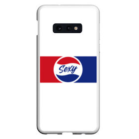 Чехол для Samsung S10E с принтом Sexy , Силикон | Область печати: задняя сторона чехла, без боковых панелей | Тематика изображения на принте: cola | pepsi | кола | пепси