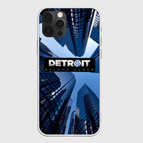 Чехол для iPhone 12 Pro Max с принтом Detroit Вecome Human , Силикон |  | 3d | cтать человеком | detroit city | detroit: вecome human | игра | интерактивная | квест | кинематограф | приключения | франция