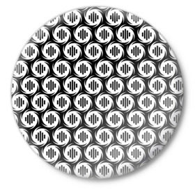 Значок с принтом OBLADAET ,  металл | круглая форма, металлическая застежка в виде булавки | logo | music | obla | obladaet | rap | rus | rus rap | лого | музыка | обла | обладает | реп