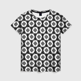 Женская футболка 3D с принтом OBLADAET , 100% полиэфир ( синтетическое хлопкоподобное полотно) | прямой крой, круглый вырез горловины, длина до линии бедер | logo | music | obla | obladaet | rap | rus | rus rap | лого | музыка | обла | обладает | реп