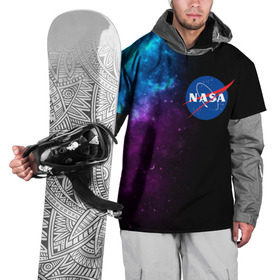 Накидка на куртку 3D с принтом NASA (SPACE) 4.2 , 100% полиэстер |  | nasa | paint | space | звезды | космос | краска | наса | черная дыра