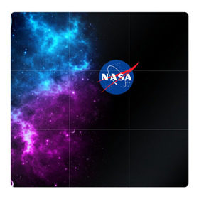 Магнитный плакат 3Х3 с принтом NASA (SPACE) 4.2 , Полимерный материал с магнитным слоем | 9 деталей размером 9*9 см | nasa | paint | space | звезды | космос | краска | наса | черная дыра