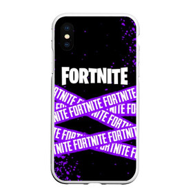 Чехол для iPhone XS Max матовый с принтом FORTNITE , Силикон | Область печати: задняя сторона чехла, без боковых панелей | 2019 | armor | armour | cybersport | esport | fortnite | game | logo | season 9 | броня | игра | киберспорт | сезон 9 | фиолетовый | фортнайт