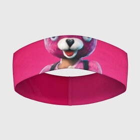 Повязка на голову 3D с принтом Only You ,  |  | battle royale | bear | fortnite | pink | батл роял | медведь | розовый | фортнайт | фурри