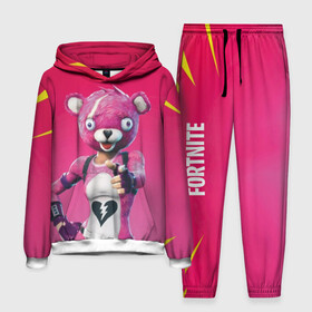 Мужской костюм 3D (с толстовкой) с принтом Only You ,  |  | battle royale | bear | fortnite | pink | батл роял | медведь | розовый | фортнайт | фурри