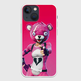 Чехол для iPhone 13 mini с принтом Only You ,  |  | battle royale | bear | fortnite | pink | батл роял | медведь | розовый | фортнайт | фурри