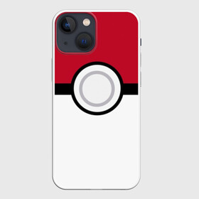 Чехол для iPhone 13 mini с принтом Покебол ,  |  | Тематика изображения на принте: detective pikachu | pikachu | pokeball | pokemon | детектив пикачу | пикачу | покебол | покемон